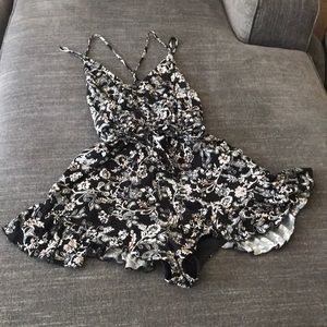From Vici Skylar & Madison Black Floral Romper